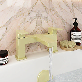 Toreno Modern Brushed Brass Bath Filler Tap