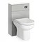 Turin Modern Light Grey Sink Vanity Unit + Toilet Package  Newest Large Image