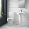 Turin Round 4-Piece Modern Bathroom Suite Large Image