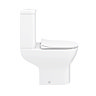 Turin Round Rimless Close Coupled Toilet + Soft Close Seat  additional Large Image