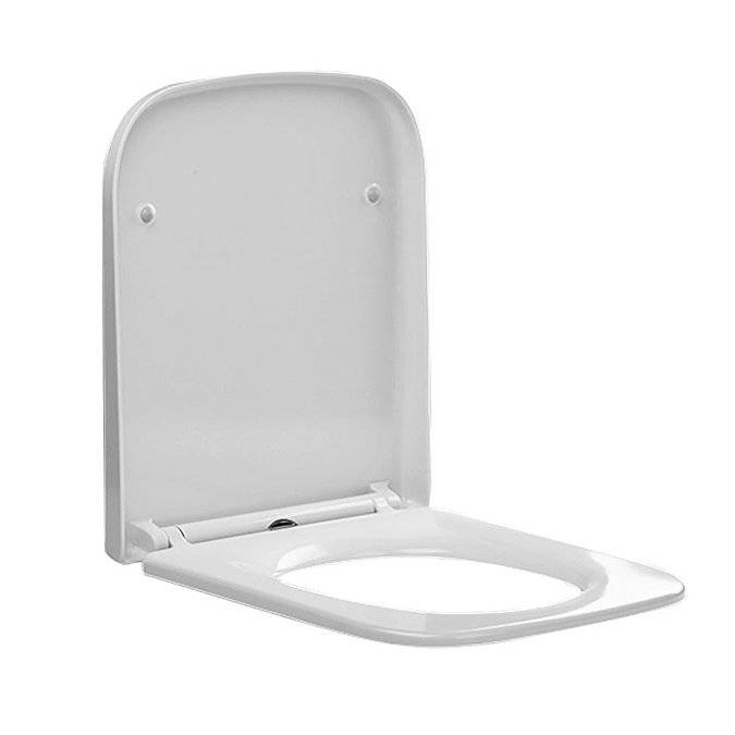 Toreno Square Rimless Close Coupled Toilet + Soft Close Seat  additional Large Image