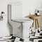 Toreno Square Rimless Close Coupled Toilet + Soft Close Seat Large Image