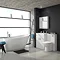 Toreno Vanity Unit Suite +Vanity Unit Suite + Modern Slipper Bath Large Image