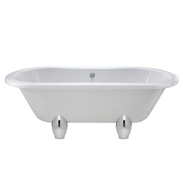 Premier Grosvenor 1700 Double Ended Roll Top Bath Inc. Chrome Legs Profile Large Image