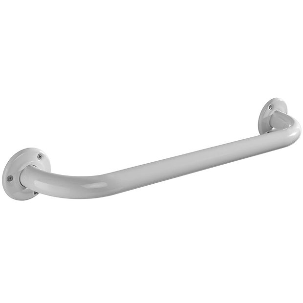 Twyford 600mm Support White Grab Rail Victorian Plumbing UK