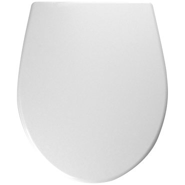 Twyford Alcona Toilet Seat and Cover with Bottom Fix Metal Hinges