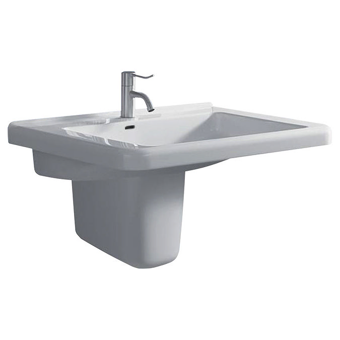 Twyford All 1TH Basin & Semi Pedestal Large Image