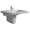 Twyford All 1TH Basin & Semi Pedestal Large Image