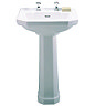 Twyford Clarice 580mm 1TH Basin & Pedestal Large Image