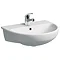 Twyford E100 Round 1TH Semi Recessed Basin Large Image