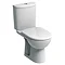 Twyford E100 Round Close Coupled WC + Soft Close Seat Large Image