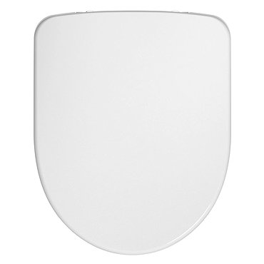 Twyford E100 Round Soft Close Toilet Seat and Cover with Quick Release  Profile Large Image