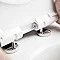 Twyford E100 Square Rimfree Wall Hung WC + Soft Close Seat In Bathroom Large Image