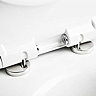 Twyford E100 Square Soft Close Toilet Seat and Cover with Quick Release  Profile Large Image