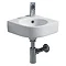 Twyford E200 Round 320mm 1TH Corner Handrinse Basin Large Image