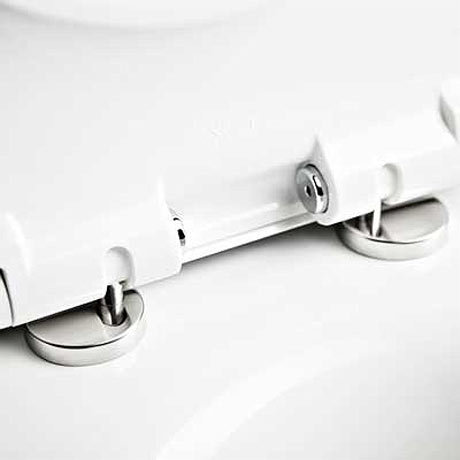 Twyford E200 Square Compact Wall Hung WC + Soft Close Seat Profile Large Image