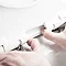 Twyford E200 Square Compact Wall Hung WC + Soft Close Seat Feature Large Image
