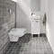 Twyford E200 Square Compact Wall Hung WC + Soft Close Seat Newest Large Image