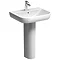 Twyford E500 600mm Round 1TH Basin & Pedestal