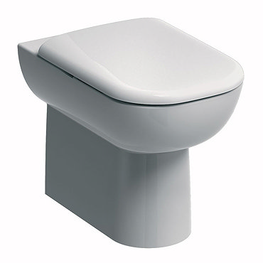 Twyford E500 Round Back to Wall Toilet  Profile Large Image