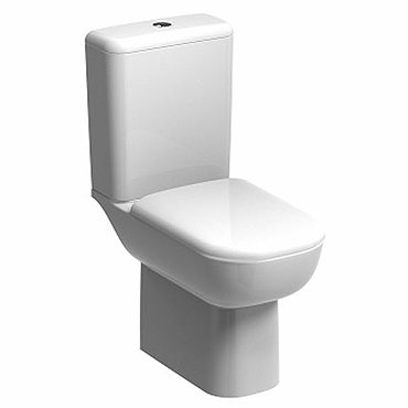 Twyford E500 Round Rimfree Close Coupled Toilet  Profile Large Image