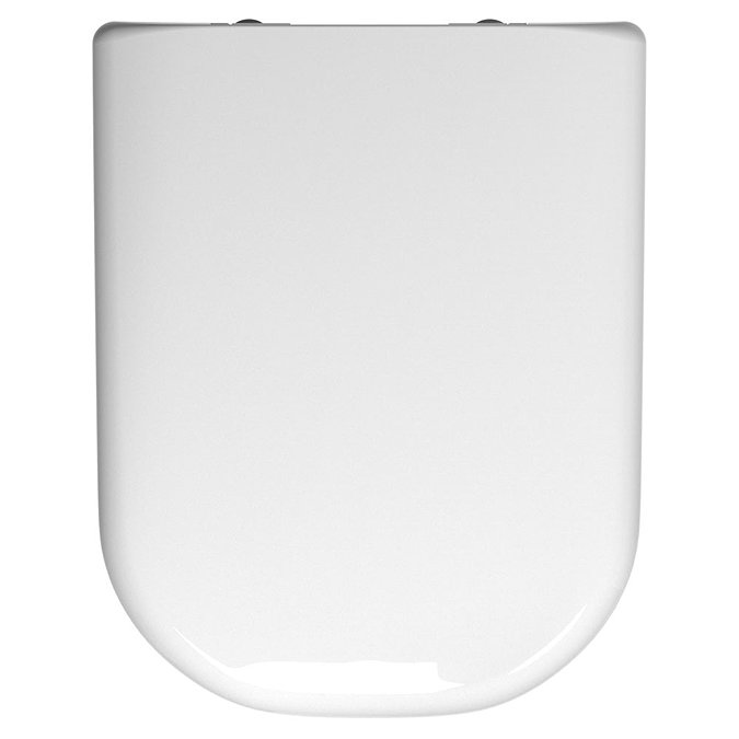 Twyford E500 Round Square Soft Close Toilet Seat and Cover Large Image