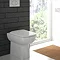 Twyford E500 Square Back to Wall Toilet Pan Profile Large Image