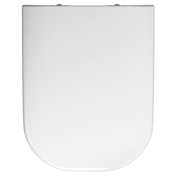 Twyford E500 Square Soft Close Toilet Seat Victorian Plumbing.co.uk