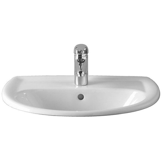Twyford Galerie 500mm 1TH Inset Countertop Basin Large Image