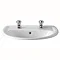 Twyford Galerie 500mm 2TH Inset Countertop Basin Large Image