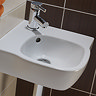 Twyford Moda 500mm 1TH Corner Basin  Profile Large Image