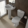 Twyford Option Grab & Go Close Coupled Toilet, Cistern & Seat