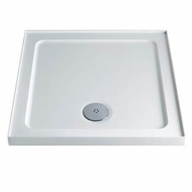 Twyford Square Shower Tray with Upstand 760 x 760mm Medium Image