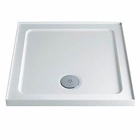 Twyford Square Shower Tray with Upstand 760 x 760mm Large Image