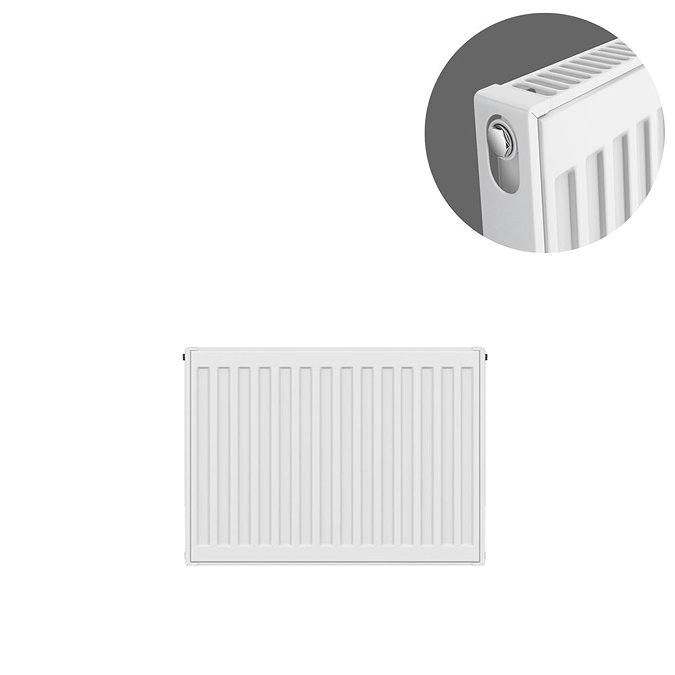 Type 11 H300 x W500mm Compact Single Convector Radiator - S305K Large Image