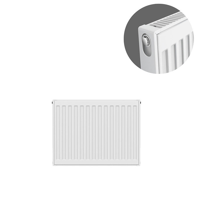 Type 11 H400 x W500mm Compact Single Convector Radiator - S405K Large Image