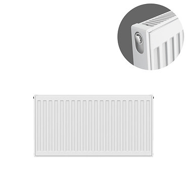 Type 11 Compact Single Convector Radiator - H400 x W700mm - S407K  Feature Large Image
