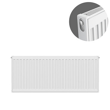 Type 11 Compact Single Convector Radiator - H400 x W900mm - S409K  Feature Large Image