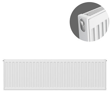 Type 11 Compact Single Convector Radiator - H400 x W1000mm - S410K  Feature Large Image
