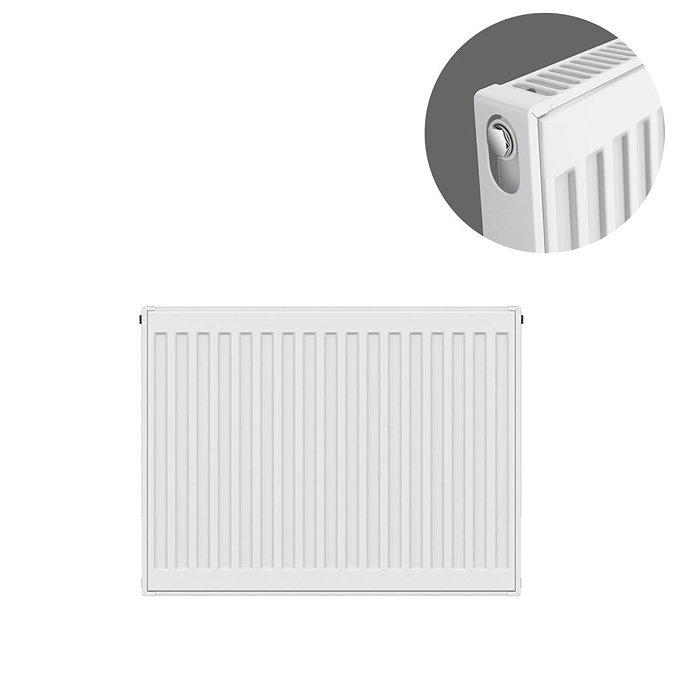 Type 11 H500 x W600mm Compact Single Convector Radiator - S506K Large Image