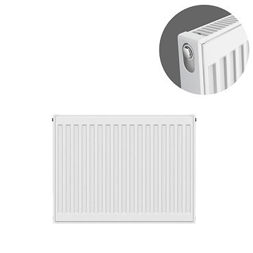 Type 11 Compact Single Convector Radiator - H500 x W600mm - S506K  Feature Large Image