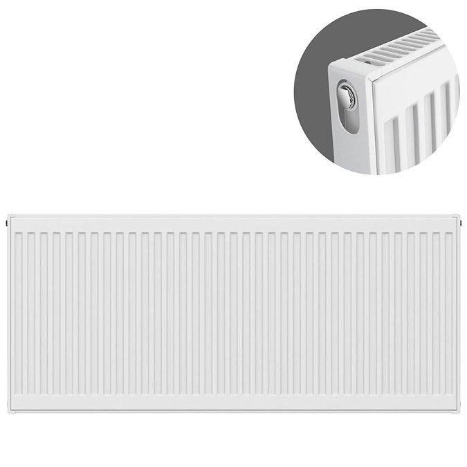 Type 11 H500 x W1200mm Compact Single Convector Radiator - S512K Large Image