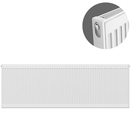 Type 11 H500 x W2000mm Compact Single Convector Radiator - S520K Large Image