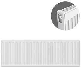 Type 11 H500 x W2200mm Compact Single Convector Radiator - S522K Large Image