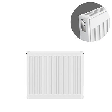 Type 11 H500 x W400mm Compact Single Convector Radiator - S504K  Profile Large Image