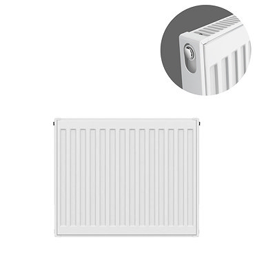 Type 11 Compact Single Convector Radiator - H600 x W500mm - S605K  Feature Large Image