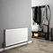 Type 11 H600 x W700mm Compact Single Convector Radiator - S607K  In Bathroom Large Image