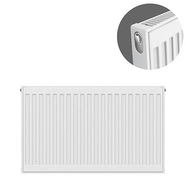 Type 11 Compact Single Convector Radiator - H600 x W700mm - S607K  Feature Large Image