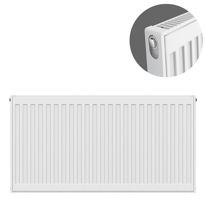 Type 11 H600 x W800mm Compact Single Convector Radiator - S608K Large Image