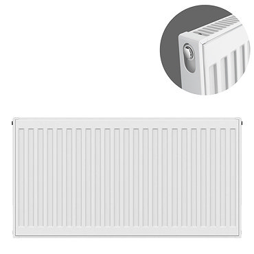 Type 11 Compact Single Convector Radiator - H600 x W800mm - S608K  Feature Large Image
